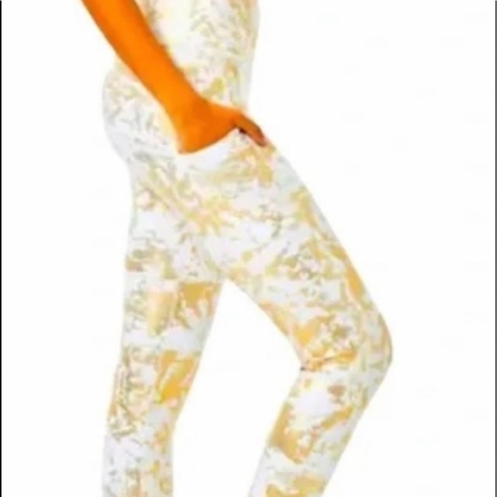 🆕 NWT LILLY Pulitzer High Rise Gold Shoreline Foil XL